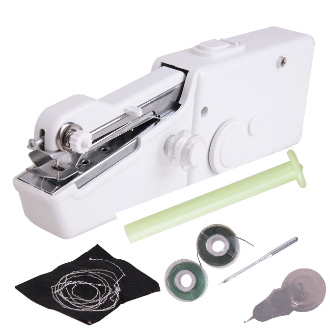 Portable Sewing Machine White with accessories