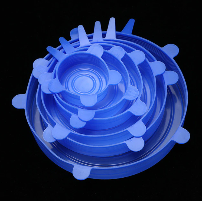 Silicone Plastic Wrap Blue